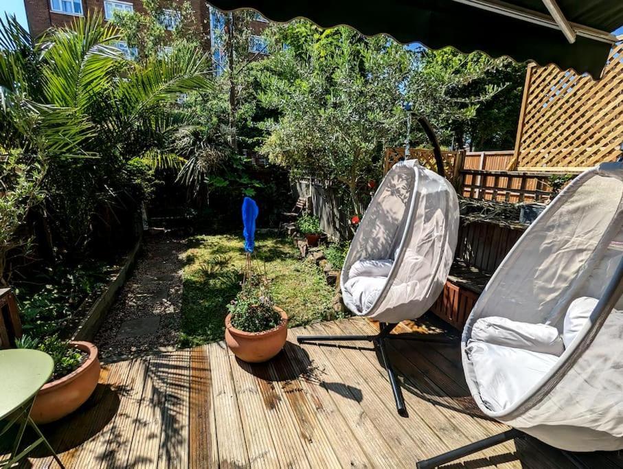 Ferienwohnung Charming 2-Bed Garden Flat London Exterior foto